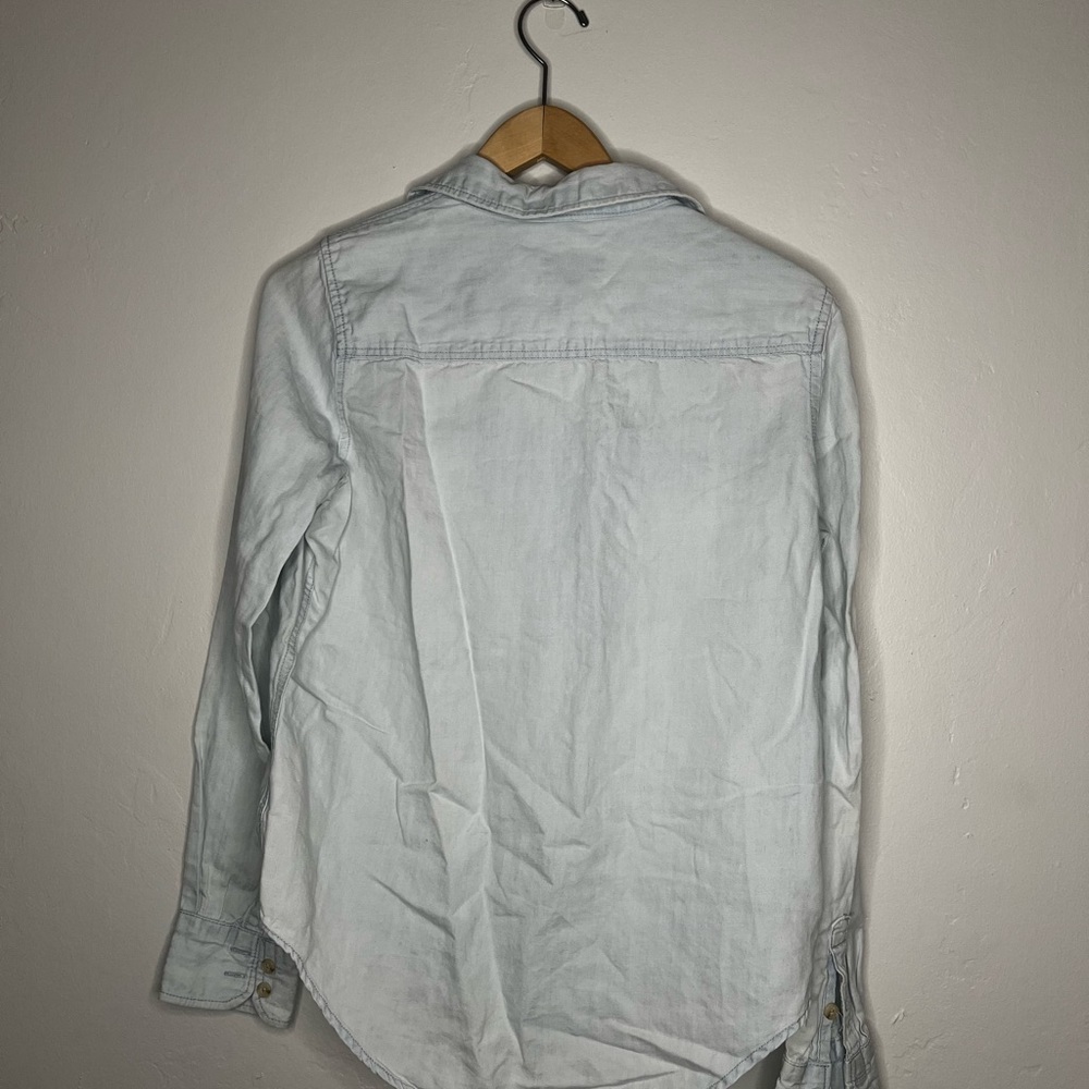 Universal Thread Light Denium Button-Up Shirt - Picture 2 of 4